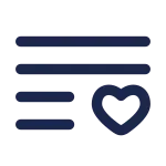 List Heart SVG Icon